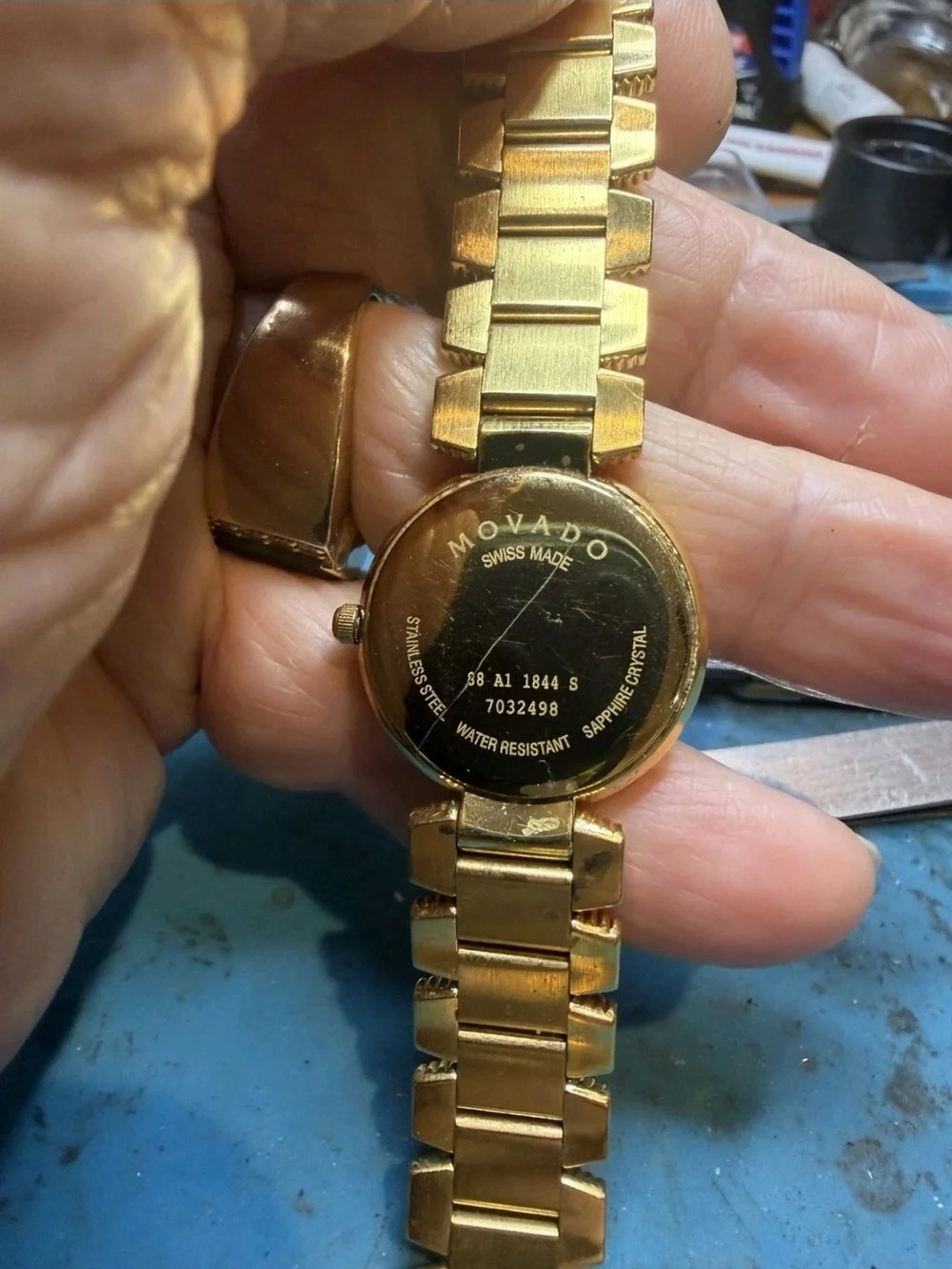 Movado Heritage Gold-Tone Women's Watch - Black Dial